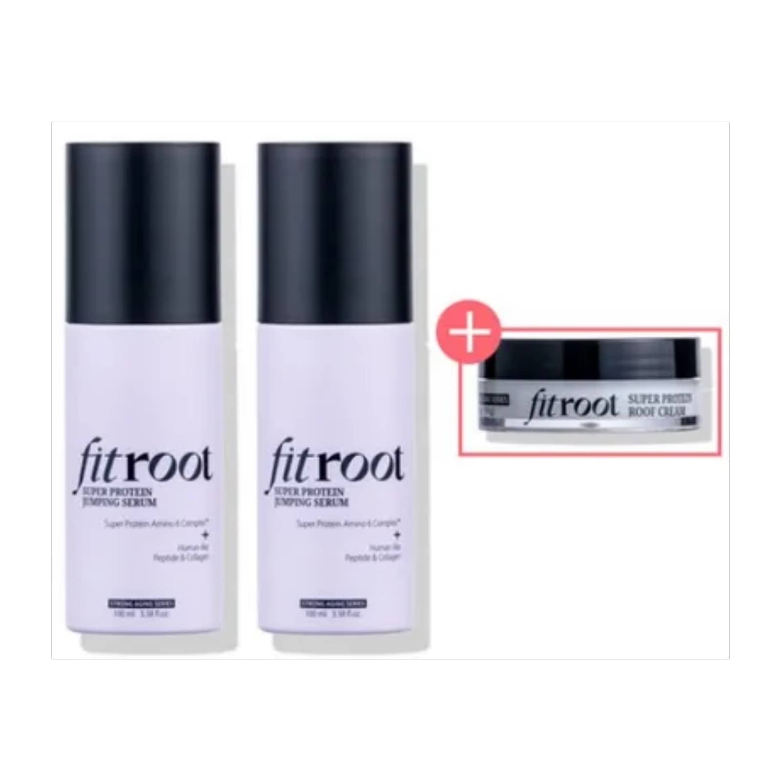 フィトルート 【1+1】 スーパー プロテイン ジャンピング セラム 100ml + クリーム 40g プレゼント毛穴引き締め・ハリ・光沢・パワー弾力