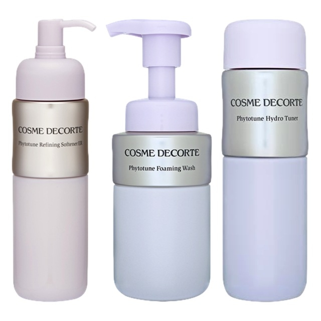 コスメデコルテ フィトチューン 3点セット/ リファイニング ソフナー ER(よりしっとり) 200ml ＋ フォーミング ウォッシュ 200ml ＋ ハイドロ チューナー 200ml