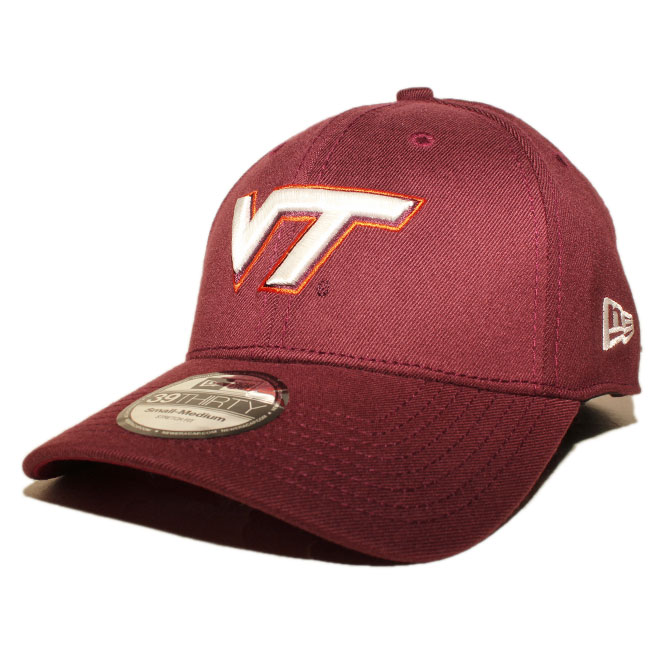 ベースボールキャップ 帽子 39thirty メンズ レディース NCAA バージニアテック ホーキーズ S/M M/L L/XL