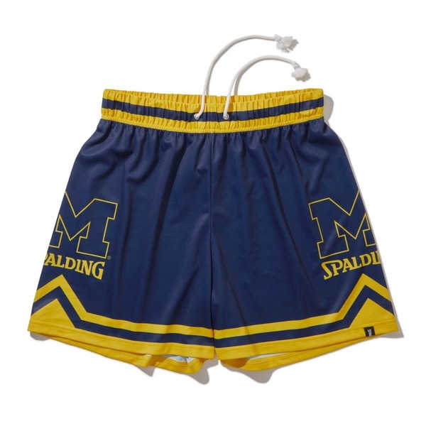 SPALDING スポルディング ジャージーショーツ ミシガン Mロゴ バスケットボール SMP24125M-5400 ハーフパンツ 5,315円