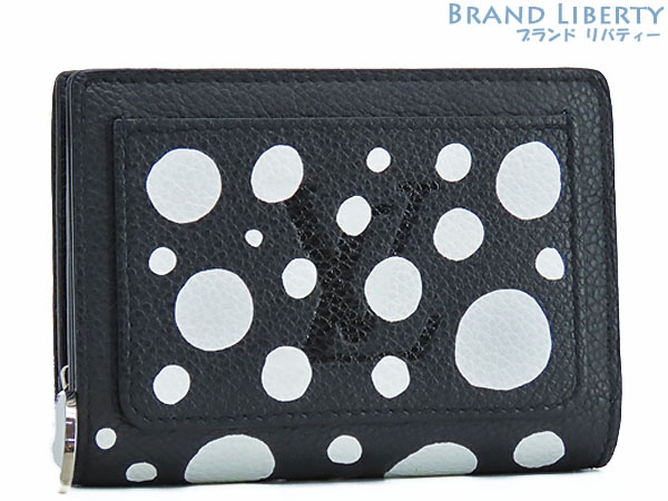 美品ルイヴィトンモノグラムアンプラントインフィニティドットポルトフォイユクレア二つ折り財布コンパクト財布草間彌生