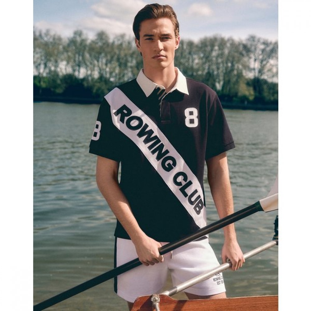 [24SS] [ローイングクラブ] ネイビーフォーラインヘリテージカラティ HZTS4B054N2 7,988円