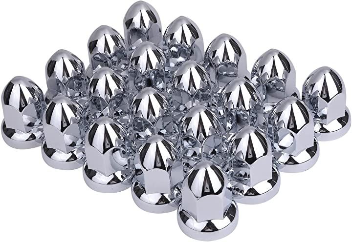 トンガリナットキャップ 33mm ISO H60 アメリカン ユーロ カスタム トラック ダンプ デコトラ 汎用品(20個セット)