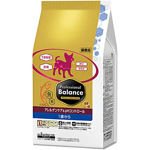 ペットラインプロフェッショナルバランスアレルゲンケア&pHコントロール1歳から成犬用3kg