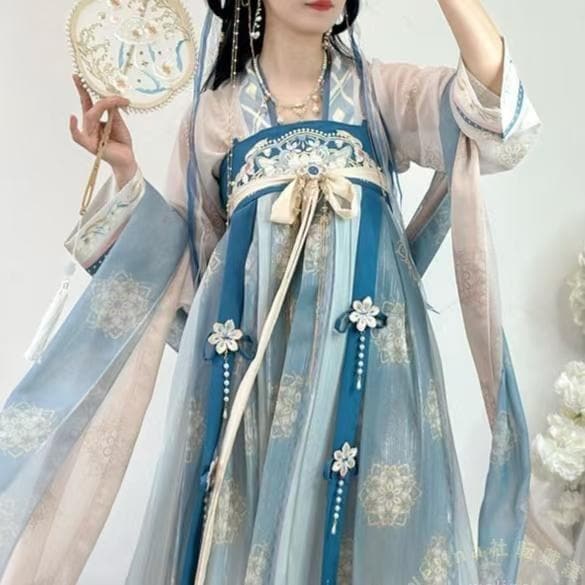 唐装漢服 レディース豪華刺繍中華舞台衣装 Welina（株） 古典美人仙女宮廷風コスプレ ハロウィン華流旅行 優雅古代ドレス