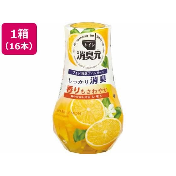 トイレの消臭元 爽やかはじけるレモン 16本 小林製薬 235023