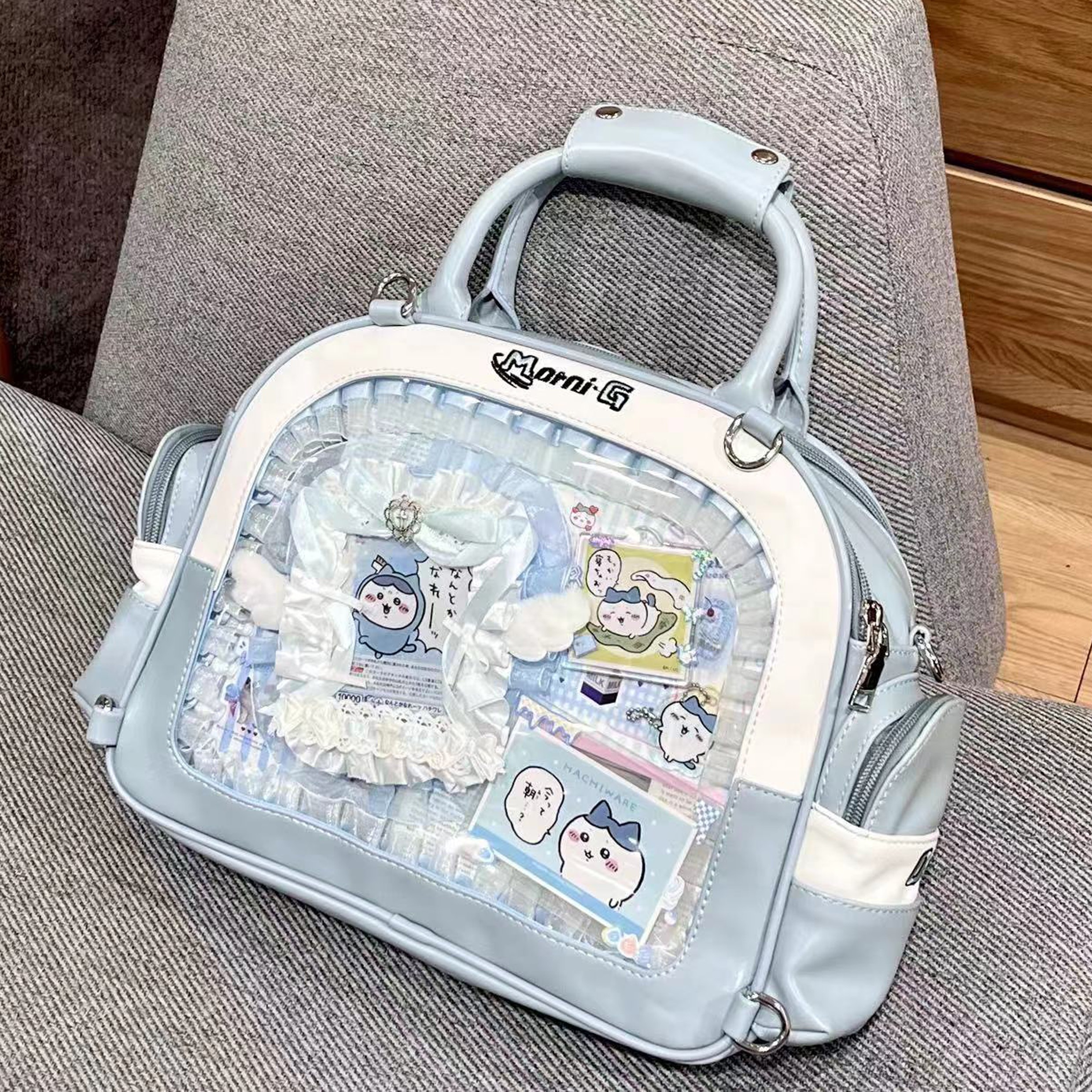 Qoo10] 痛バッグ 58mm 75mm缶バッジ痛バ : バッグ・雑貨