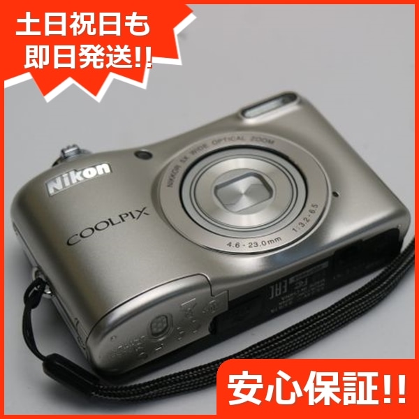 超美品 COOLPIX L30 シルバー デジカメ ニコン 208