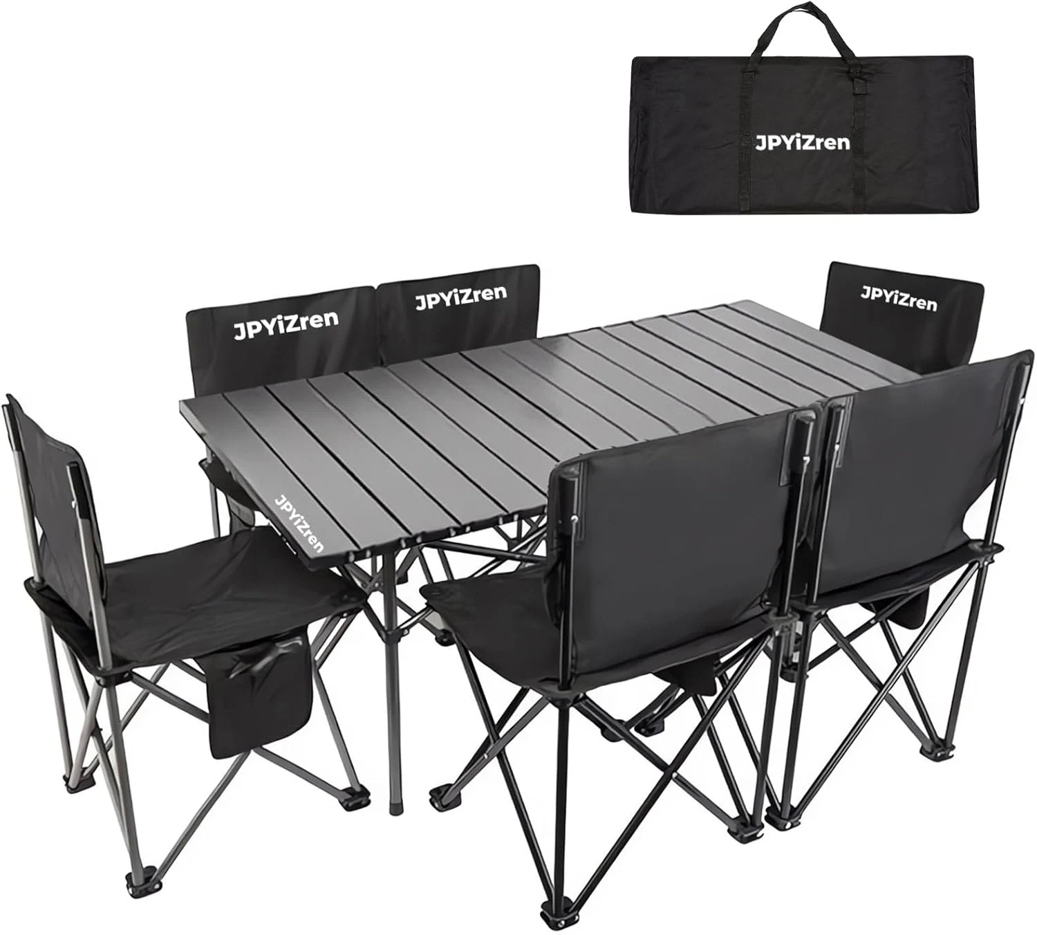 アウトドア テーブル チェア 7点セット アルミテーブル椅子 ピクニック ベンチセット ピクニックテーブル 超軽量 折り畳み 組立簡単 収納バッグ付き BBQ キャンプ用品 2色