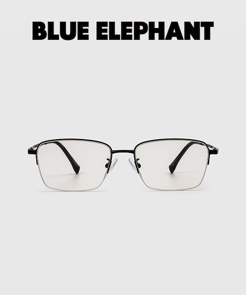 BLUE ELEPHANT ■ HEELS メガネ Qoo10 BLUE ELEPHANT HEELS UVカット 眼鏡 [4カラー