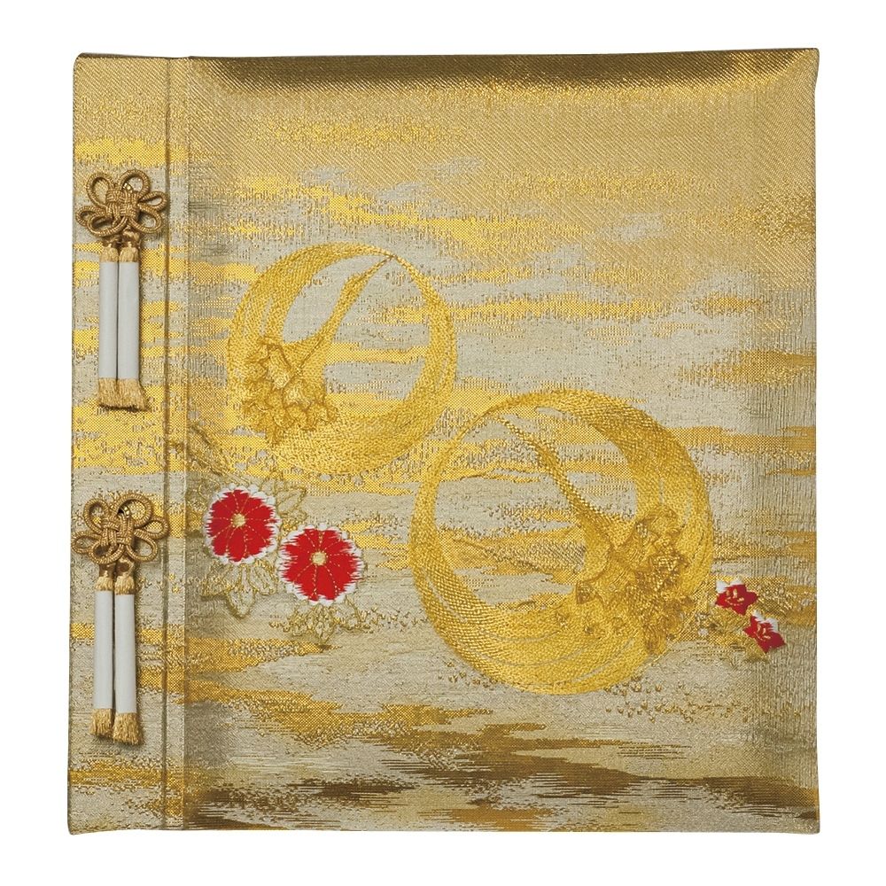 フエルアルバム 婚礼用 L シルバー台紙 金駒鶴 ア-LK-121/N-1