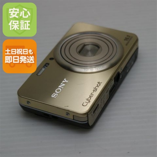 美品 Cyber-shot DSC-W570 ゴールド SONY デジカメ 113