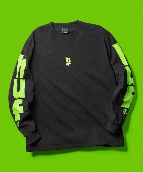 tシャツ MEGABLAST STRETCH LS TEE / HUF ハフ ロングスリーブTシャツ ロンT メンズ レディース