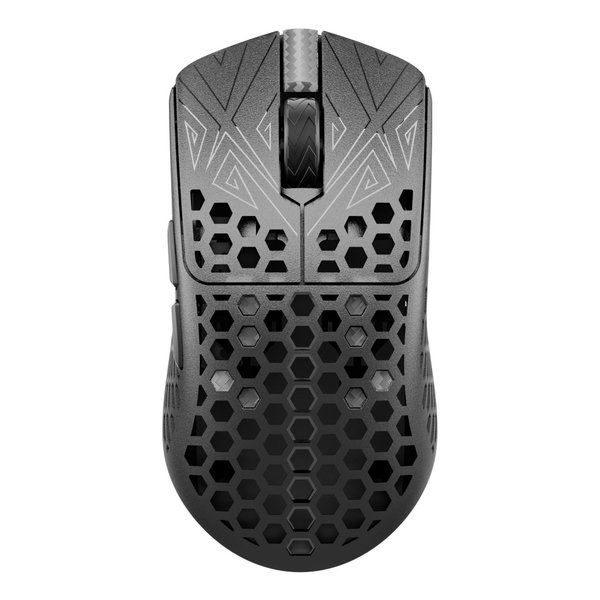 AKITSU カーボンファイバー 8K ワイヤレス ゲーミング マウス ブラック as-akitsu-carbon