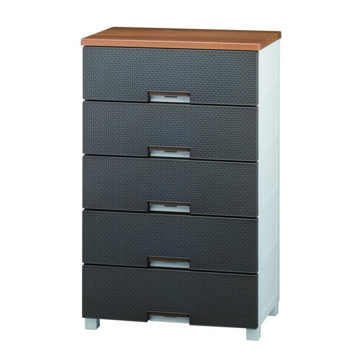 天馬フィッツプラスメッシュ FM6505 ブラウン 衣装ケース 収納ケース チェスト 幅65×奥行41×高さ105cm