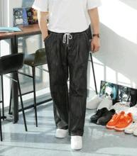 WBO ノンフェード ワンタック ロングワイド デニムパンツ