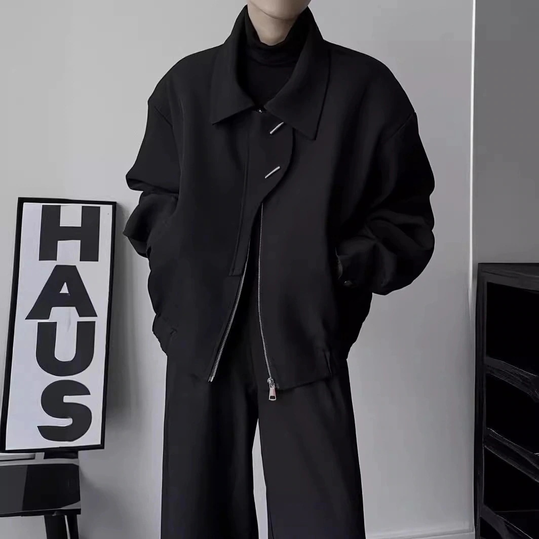 人气新作ジャケットシンプルラペル男子高生長袖ファッショナブルなジャケットジャケットジャケット