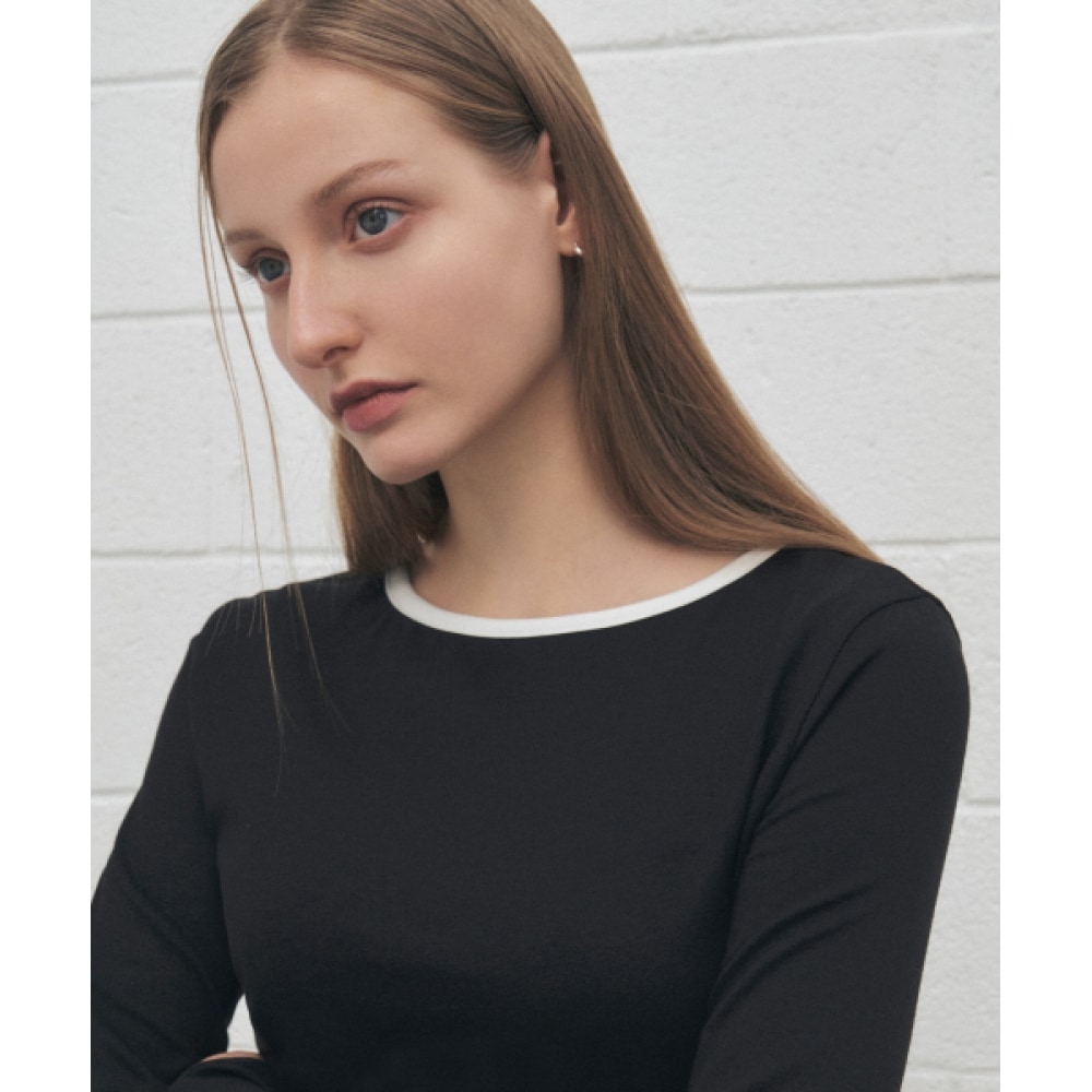 シティブリーズリバーシブルカラー Tシャツ_ブラック