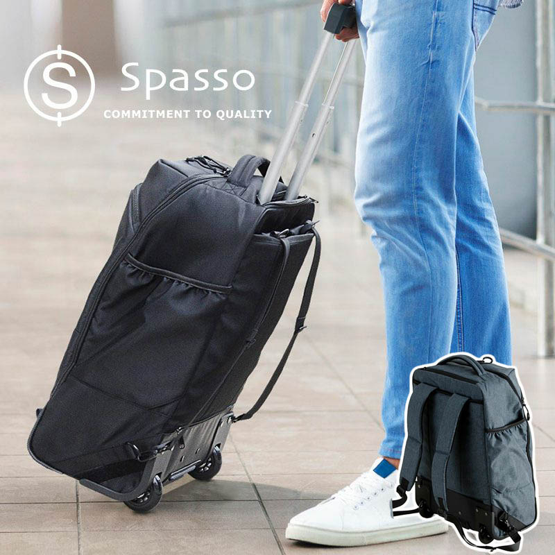 キャリーバッグ リュックキャリー デイパック キャスター付き バックパック ブランド Spasso スパッソ 1-561 3WAY トラベルバッグ 旅行 出張 修学旅行 大容量 エンドー鞄