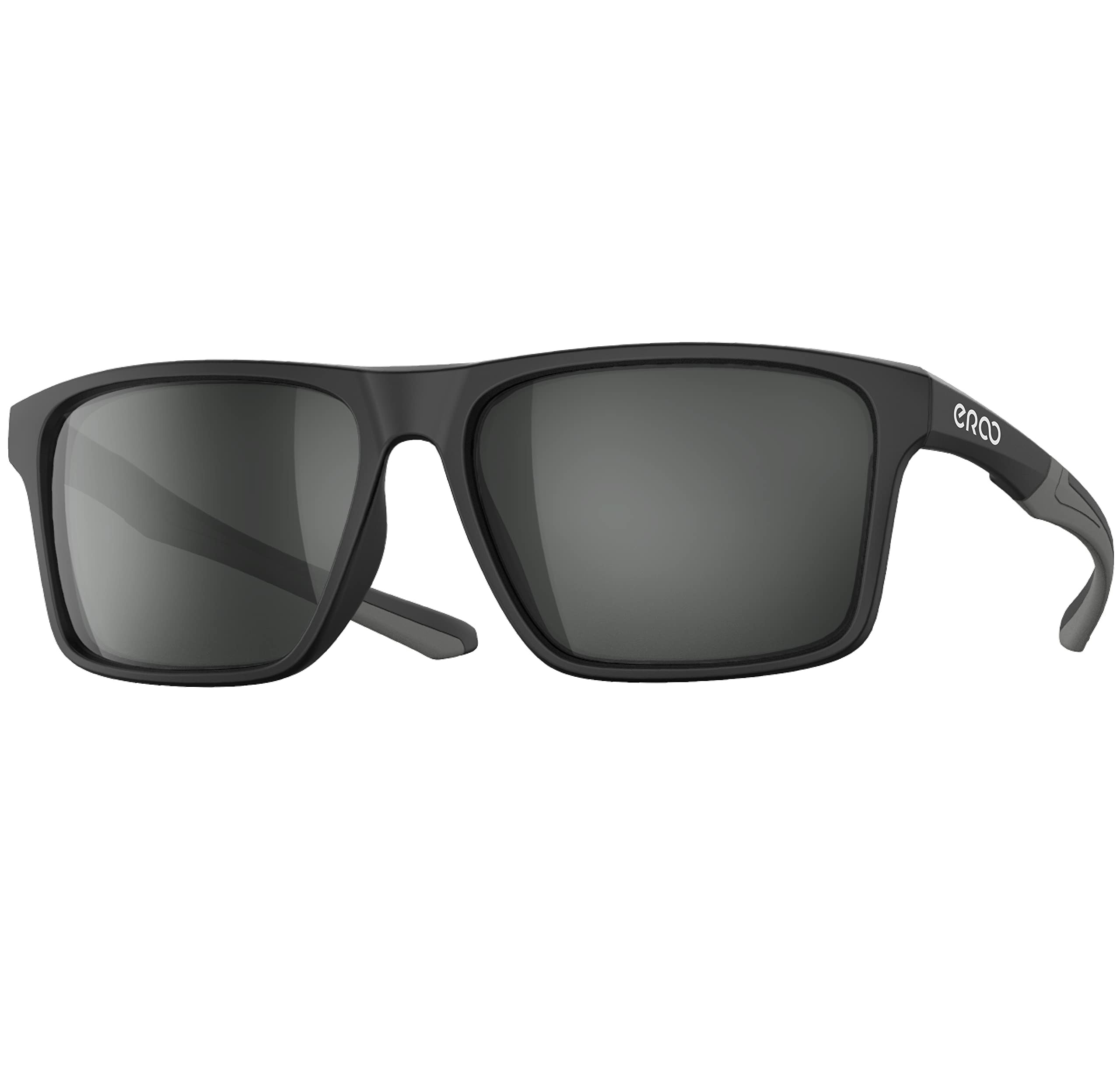 EAZYRUN ER00 P1A HD 長方形 グレー 偏光サングラス 男女兼用 釣り ランニング サイクリング ドライブ ハイキング ゴルフ ピックルボール ビーチ ギフト アウトドアスポーツ