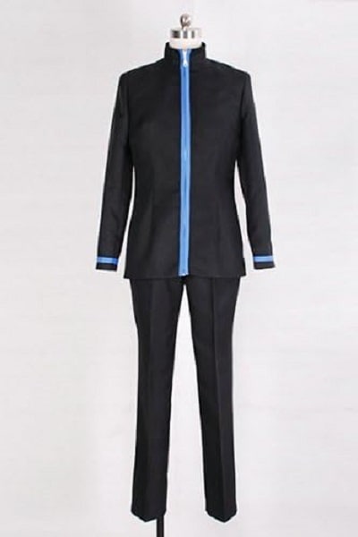 暗殺教室 コスプレ 衣装 潮田渚 コスプレ 青ベスト ネクタイ ワイシャツ 長ズボン 潮田渚コスプレ
