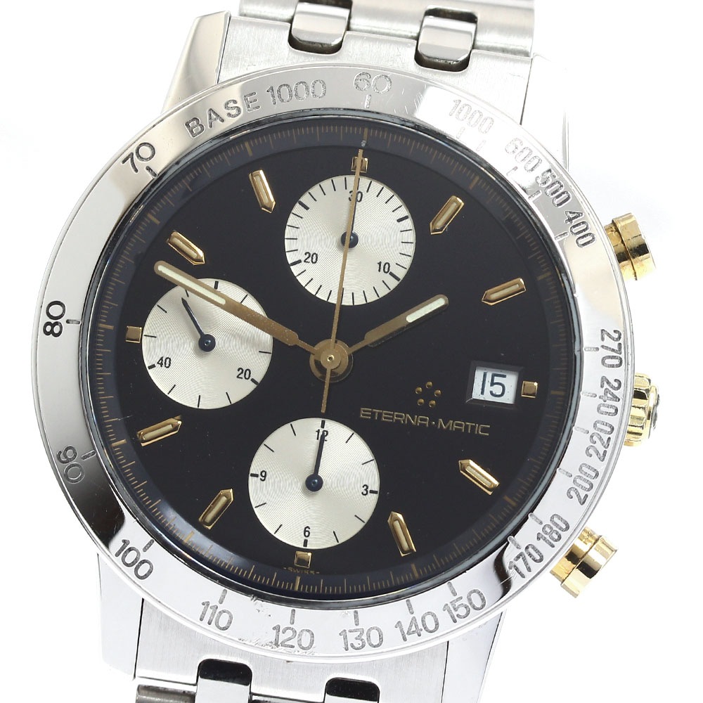 エテルナ Eterna 1501.41 エテルナマチック コンチキ クロノグラフ 自動巻き メンズ _896163【中古】