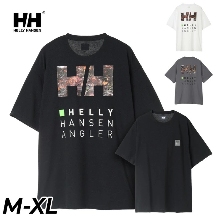半袖 Tシャツ メンズ HHアングラーティー バックプリント フォトT 吸汗速乾 男性 マリンスポーツ セーリング 釣り アウトドア メンズウエア トップス 半そで 半袖シャツ/HO62605