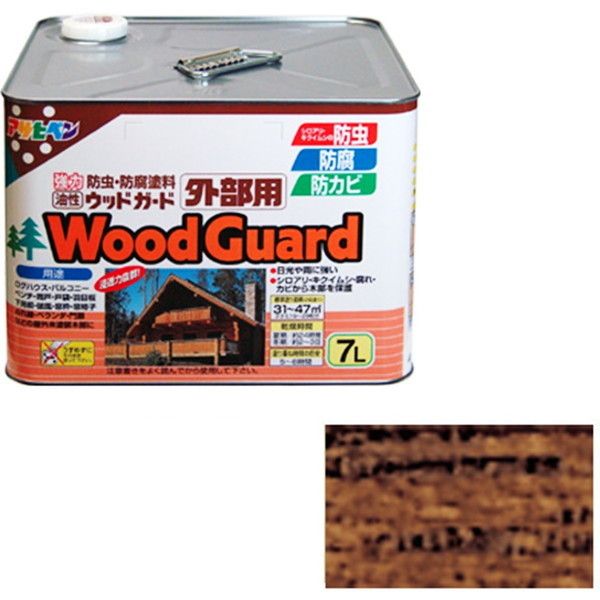 油性ウッドガード外部用 7L ウォルナット 11 油性塗料 7,484円