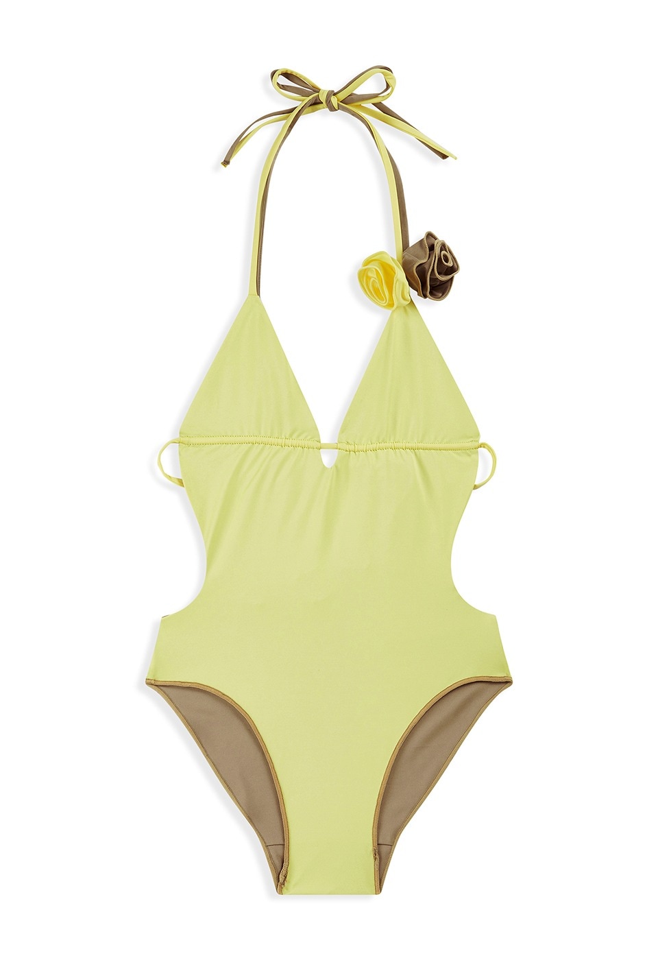 【OPEN Yy】 FLOWER STRAPPY SWIMSUIT : YELLOW 14,527円