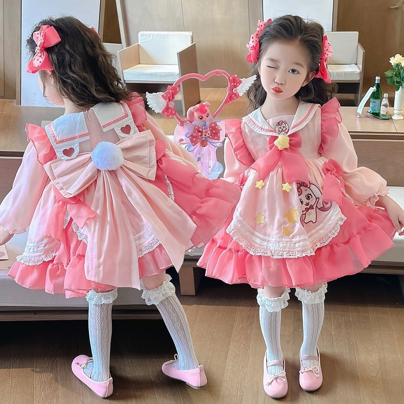 女の子ロリータロリータハロウィンドレスコスドレスプリンセスドレスキッズドレス