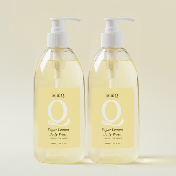1+1 スカルキュー 甲羅ニキビ 機能性シュガーレモン ボディウォッシュ 500ml 2個発売記念 期間限定1+1イベント