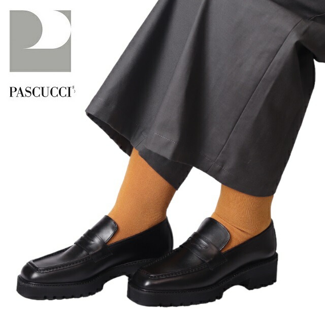 (初売りセール) パスクッチ PASCUCCI ローファー レディース シューズ レザー 301-359 イタリア製 フラット 本革 ビットローファー マニッシュ レディース オフィスカジュアル