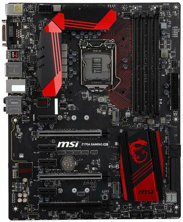 MSI Z170A GAMING M5 LGA 1151 Intel Z170 HDMI SATA 6Gb/s USB 3.1 ATX Intel Motherboard