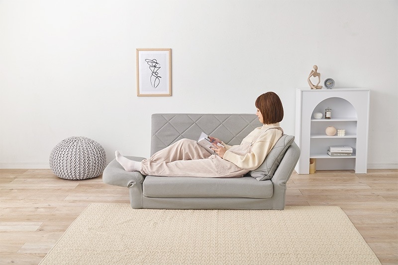 ソファーベッド 2人掛け かわいい キルティング ひじ掛け ロータイプ 二人掛け 幅110cm 完成品 二人用 2人用 ソファーベット ソファベッド ソファー 28,340円