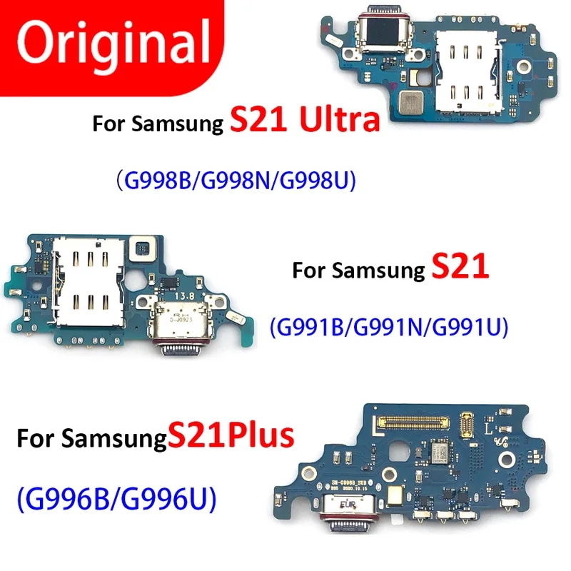 オリジナルusbポート充電器dockコネクタ充電ボードS21プラス超G991U G991B G991N G996B G998U G998B G998N