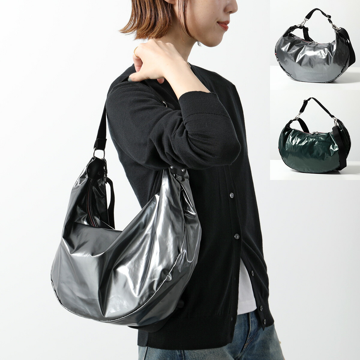 jack gomme ジャックゴム ショルダーバッグ LIGHT ORIGINAL 1969 CHARLIE レディース ハンドバッグ ナイロン ポーチ付き 軽量 撥水 鞄 カラー2色