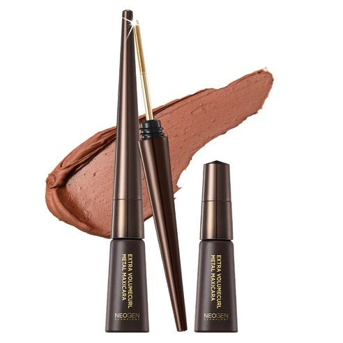エクストラボリュームカールメタルマスカラ 4ml + リフィル 4ml セット ブラウン1セット