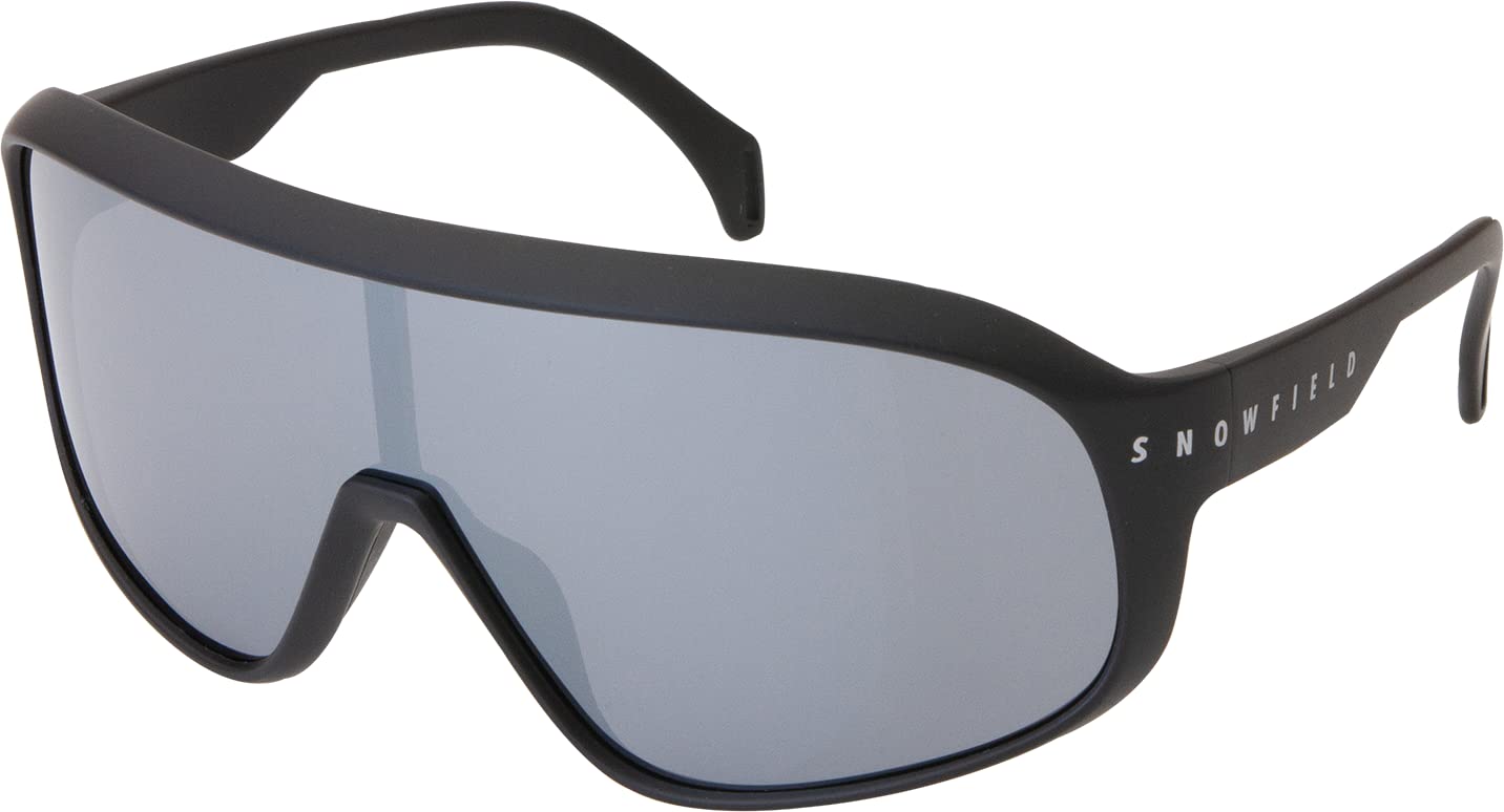 [スワンズ] SNOWFIELD (スノーフィールド) F3 SNOWFIELD SF-01 MBK マットブラック 偏光ミラーレンズ サングラス