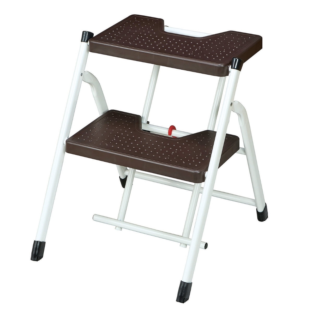 踏み台 コンパクト 2段 折りたたみ 踏台 脚立 ステップ 折り畳み 折りたたみ式 軽量 スツール 持ち運び スリム シンプル ステップ台 スチール ストッパー付き 安定 耐荷重100kg 5,681円