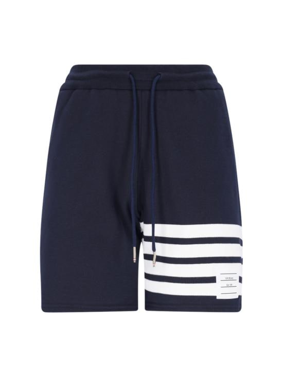 THOM BROWNE Women Straight Pants FJQ056A 00535 415 Blue