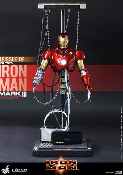 新品未開封 HOTTOYSホットトイズ 1/6 DS003スケール アイアンマン　マーク3 MK3 ironman