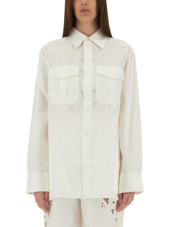 MARINE SERRE Women Tops USI022A UWOV0045WH20 White