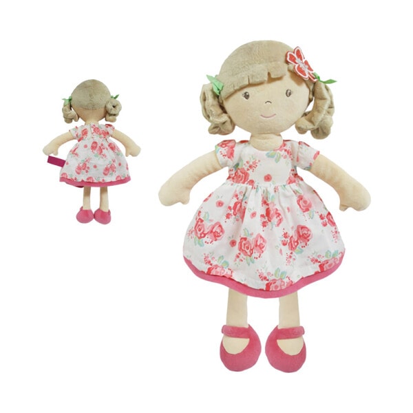 ボニカ少女 ピンクの花 ワンピース 赤ちゃん用抱き枕布おもちゃ (贈呈品なくなり次第贈呈終了)