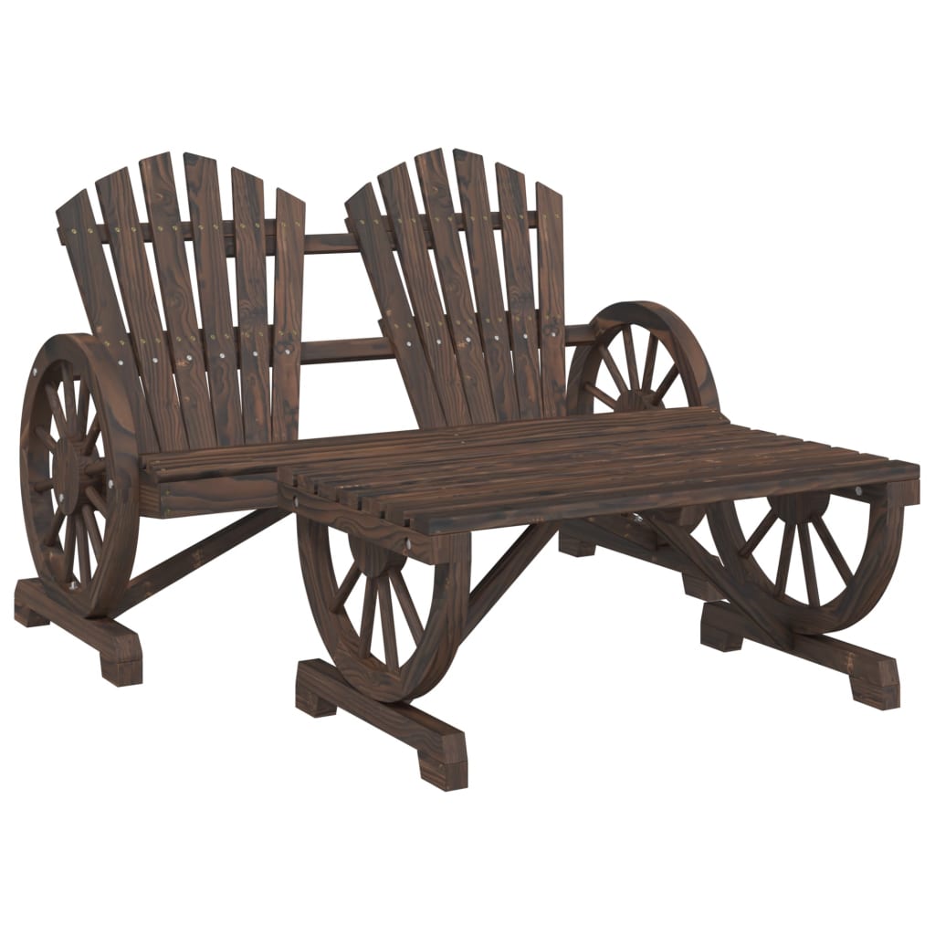 ガーデンラウンジ2点セット モミ無垢材