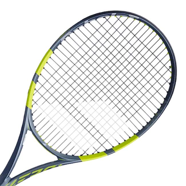 バボラ(Babolat) 2026 Pure Aero＋ ピュアアエロプラス (300g) 海外正規品 硬式テニスラケット 101570-100グレー×イエロー×WH