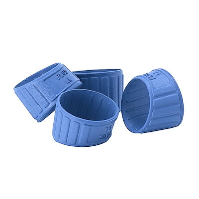 他サイト： プラス(PLUS)指サック メクリッコ ラバータイプ LL 20個入 徳用 ブルー KM-404　44-768の商品画像