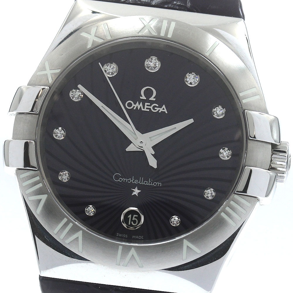 オメガ OMEGA 123.13.35.60.60.001 コンステレーション 11Pダイヤ クォーツ レディース _886182【中古】