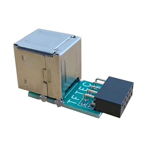 (まとめ)変換名人 M/B アクセサリー ピンヘッダ用 USBコネクタ MB-USB2(×10セット)