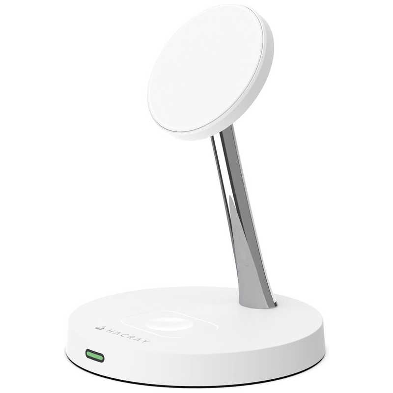 ROA　4in1 マグネット式マルチ充電スタンド ホワイト HACRAY　HRT269CWH