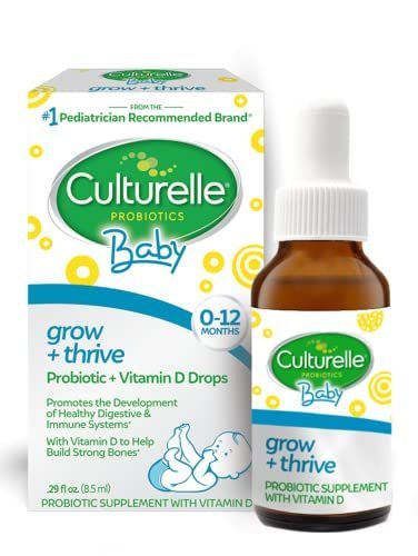 【再入荷！】 Culturelle Baby Drops健康な免疫力の発達を促進し D ビタミン + Probiotics Thrive + Grow ビタミン類